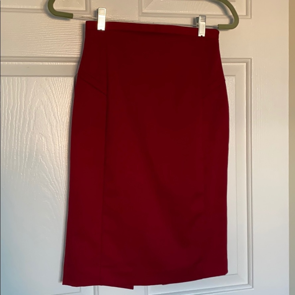 EXPRESS red pencil skirt size 0